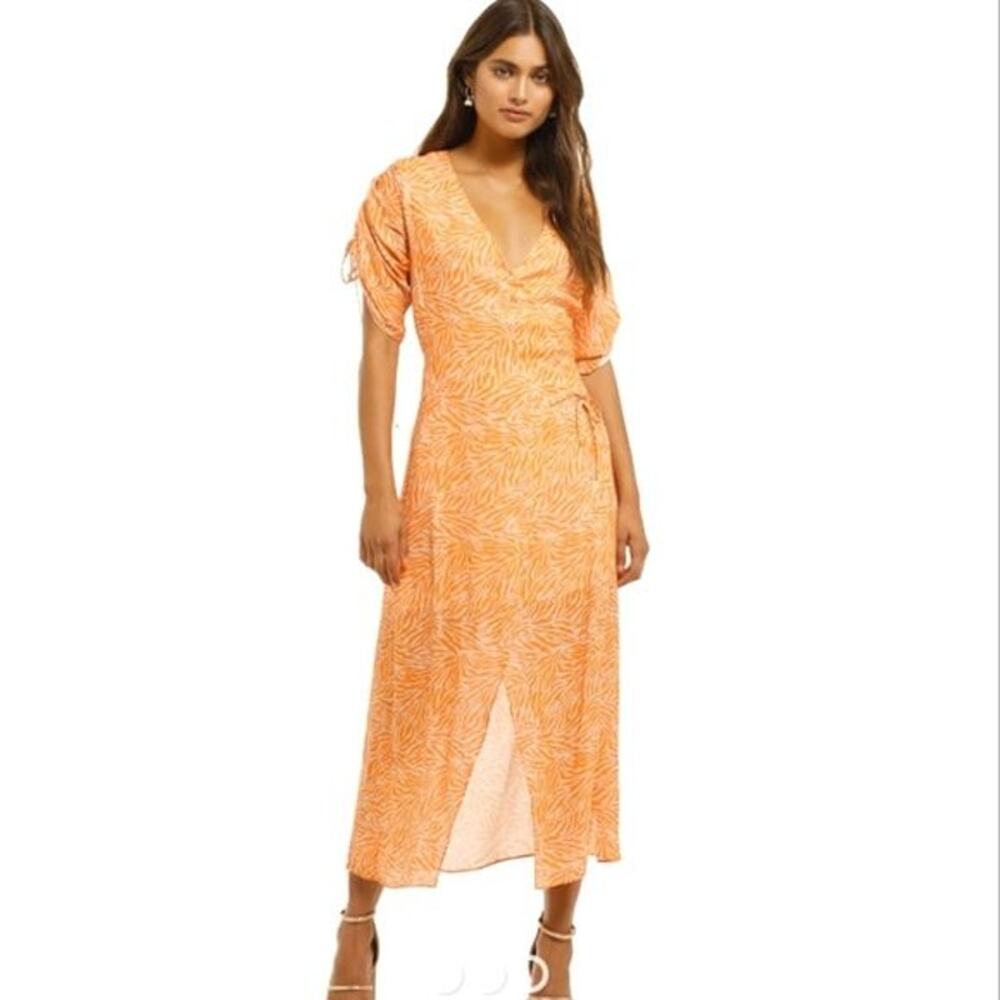 Suboo Jungle Print Wrap Dress Size XL NEW
